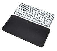 CASEDAO Custodia in pelle PU per tastiera magica wireless per Apple Wireless Magic Keyboard A2449 A2450 2021/Tastiera magica 2 MLA22LL/A A1644, Apple iMac 24" 2021, Nero