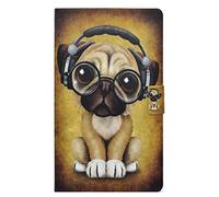 CaseFun Custodia Galaxy Tab A 10.5, PU Pelle Smart Case Stand Flip Book Style Cover per Samsung Galaxy Tab A SM-T590 / SM-T595 10.5 Inch 2018 Tablet Custodia Protezione Cane