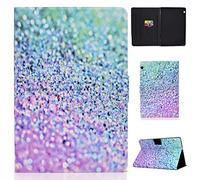 CaseFun Custodia per Huawei MediaPad T5 10 Brillantini Glitter Magnetico Smart Case Cover in Pelle Multi-Angolo con Auto Svegliati/Sonno