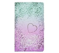 CaseFun Custodia per Samsung Galaxy Tab A 10.5 2018 SM-T590/T595 Magnetico Smart Case Cover in Pelle Multi-Angolo con Auto Svegliati/Sonno, Brillantini Amore