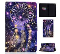 CaseFun Custodia per Samsung Galaxy Tab A 8.0 T290/T295 2019 Cacciatore di Sogni Smart Cover in Pelle Wallet Magnetico Multi-Angolo conla Tasca