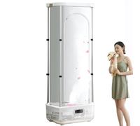 CASEGO Asciugatrice elettrica Pieghevole, Mini asciugatrice Portatile per Uso Domestico, asciugatrice Pieghevole per la Cura dei Piccoli con Telecomando