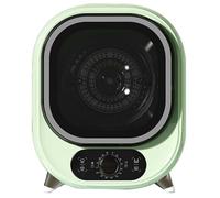 CASEGO Asciugatrice Piccola, Asciugatrice a condensatore Portatile, Asciugatrice ventilata da 5 kg, Compatta, Mini asciugatrice, capacità di 0,8 kg (Green)