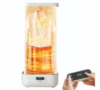 CASEGO Asciugatrice Portatile Pieghevole, Ferro da Stiro a Vapore Verticale 850 W, asciugatrice elettrica, Piccole asciugatrici elettriche compatte