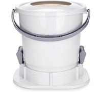 CASEGO Centrifuga Manuale, Solo centrifuga, centrifuga da Campeggio per Vestiti, salvaspazio, asciugatrice alimentata a Mano per Appartamenti da Campeggio (White)