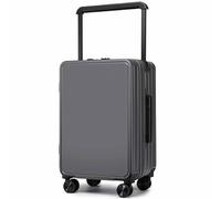 CASEGO L'ampia valigia trolley integrata montata al centro aumenta l'utilizzo dello spazio e viene fornita con interfaccia di ricarica USB per viaggiare senza preoccupazioni (dark gray 24)