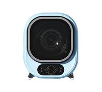 CASEGO Mini asciugatrice elettrica Portatile, asciugatrice compatta con capacità di carico Frontale con Vasca in Acciaio Inossidabile, asciugatrice (Blue)