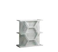 CASEGO Portaombrelli, Portaombrelli per Interni, Portaombrelli con Foro Ovale in Metallo per Ingresso con Telaio Robusto, Organizzatore Indipendente (Grey)