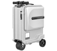 CASEGO Valigia elettrica Portatile Smart Riding Travel Boarding Case Cerniera Laterale Grande capacità Adatto per Viaggi d'Affari e Altri Unisex (Silver)