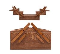 Casella di gioielli Gioielli Organizzatore di gioielli 2 in 1 Enorme custodia per gioielli in legno con scatola di stoccaggio di gioielli multifunzioni di gioielli multifunzione. Deposito di gioielli