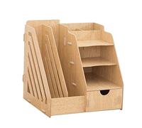 Casella documenti， Scaffale portadocumenti da scrivania, tipo cassetto, for separare documenti di grandi dimensioni, ufficio, carta A4 spessa