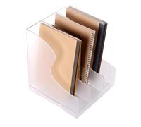 Casella documenti， Scatola portadocumenti da scrivania for ufficio, , archiviazione dati, griglia di ordinamento dei file, scatola trasparente verticale