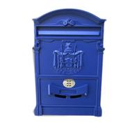 casella postale a parete, Cassetta postale da parete con serratura a combinazione multicolore 41x8,3x26 cm 16,1x3,2x10,2 pollici(B)