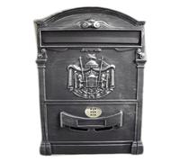 casella postale a parete, Cassetta postale da parete con serratura a combinazione multicolore 41x8,3x26 cm 16,1x3,2x10,2 pollici(F)