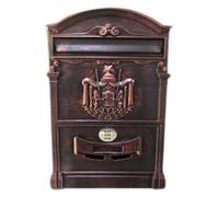 casella postale a parete, Cassetta postale da parete con serratura a combinazione multicolore 41x8,3x26 cm 16,1x3,2x10,2 pollici(H)