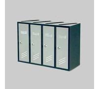 CASELLARIO POSTALE 5 unita mm 610x190x340h Cassette Postali Casellari