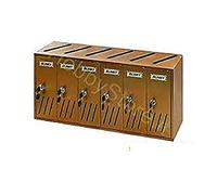 Casellario Postale in acciaio colore senape diverse misure (5 posti mm 520x175x300h)