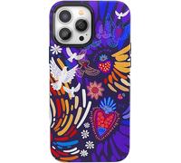 Casely Custodia per iPhone 14 Pro Viva La Vida - Frida Kahlo Collage Case (Bold + Compatibile con MagSafe)