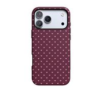 Casely Custodia per iPhone 17 Pro | Heart Noir | Tiny Hearts | Compatibile con MagSafe | Design protettivo audace