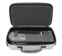 CASEMATIX Custodia da viaggio compatibile con Audio-technica AT-SB727 Giradischi portatile Sound Burger Vinile Giradischi - Include solo custodia per il trasporto con manico e tracolla, grigio, Grigio