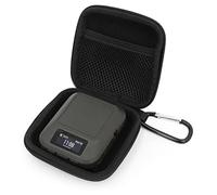 CASEMATIX Custodia GPS compatibile con Garmin inReach Messenger Satellite Communicator, piccola custodia da trasporto solo per GPS marino portatile, Nero , Copertina posteriore