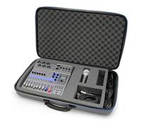 CASEMATIX Custodia per mixer audio adatta a interfacce controller da 19" x 12,5" x 3", microfoni, cavi XLR per Behringer, Yamaha, Mackie Mix, Soundcraft, Allen & Health, Presonus e altro ancora