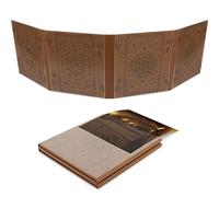 CASEMATIX DM Screen - Schermo GM in finta pelle, double-face, personalizzabile, 8 tasche, pieghevole, con maniche rivolte verso l'esterno per opere d'arte e fogli di riferimento, inserti non inclusi