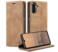 CaseMe Cover per Samsung Galaxy A26 5G, Magnetica Cover a Libro con Slot per Schede, Custodia in PU Pelle Portafoglio per Samsung Galaxy A26 5G, Marrone