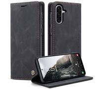 CaseMe Cover per Samsung Galaxy A56 5G, Magnetica Cover a Libro con Slot per Schede, Custodia in PU Pelle Portafoglio per Samsung Galaxy A56 5G, Nero