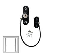Casement Security Lock - Serratura di sicurezza per bambini, chiusura di sicurezza per bambini, chiusura a chiave, chiusura per finestra per far cadere i bambini, sicurezza per bambini, sicurezza per