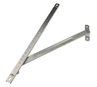 Casement Stay Latch Rod Broken Bridge Aluminium Ddoors and Windows Stop Short 10 Inch Wind Bracing in acciaio inossidabile