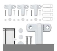 Casement Window Lock, Sliding Door Lock Set, 43.09x87.01 inches, 4 Piece Security with Easy Tool-Free Installation and Key, Anti Theft Aluminum Alloy Latch for Doors Hotel Apartment Home