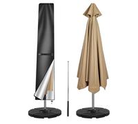 Casenly Copertura per Ombrellone Oxford, Copertura Ombrellone con Asta, Copri Ombrellone da Giardino con Cerniera, Impermeabile, Antivento, Anti-UV Copriombrellone da Esterno Balcone, 190x50/30cm