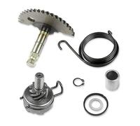 Casenly Kit Albero Avviamento, Kickstarter Pignone, Set di 6 Pignoni di Avviamento, Pignone per Avviamento a Pedale, Set di Riparazione a Molla per GY6 50cc 60cc 80cc 90cc 139QMB Motors Scooter