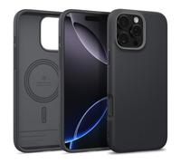 Caseology Nano Pop Mag per iPhone 16 Pro Cover [Materiale morbido e senza polvere] Military Grade Drop Protection con Motivi di Presa Laterale Cover iPhone 16 Pro - Black Sesame