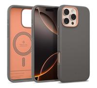 Caseology Nano Pop Mag per iPhone 16 Pro Cover [Materiale morbido e senza polvere] Military Grade Drop Protection con Motivi di Presa Laterale Cover iPhone 16 Pro - Papaya Gray