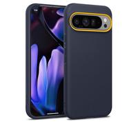 Caseology Nano Pop per Google Pixel 9 Pro XL Custodia, [Materiale morbido e antipolvere] Cover con motivi di impugnatura laterale per Google Pixel 9 Pro XL - Blueberry Navy