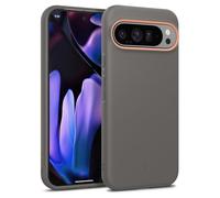 Caseology Nano Pop per Google Pixel 9 Pro XL Custodia, [Materiale morbido e antipolvere] Cover con motivi di impugnatura laterale per Google Pixel 9 Pro XL - Papaya Gray