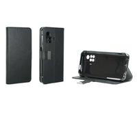 caseroxx Bookstyle-Case per Blackview BV9200, nero | Custodia a libro apribile con scomparti interni e protezione completa per l'uso quotidiano, in finta pelle