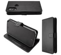 caseroxx Bookstyle-Case per Cat S62 Pro in nero + TPU Proteggi schermo