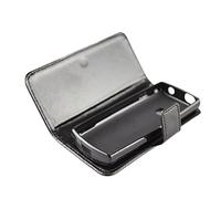 caseroxx Bookstyle-Case per Nokia 105/110 4G 2021, nero | Custodia a libro apribile con scomparti interni e protezione completa per l'uso quotidiano, in finta pelle