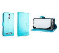 caseroxx Bookstyle-Case per SPC Zeus 4G / Zeus 4G Pro, azzurro chiaro