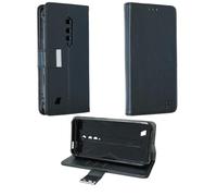 caseroxx Bookstyle-Case per Ulefone Armor X12 / X12 Pro, nero | Custodia a libro apribile con scomparti interni e protezione completa per l'uso quotidiano, in finta pelle
