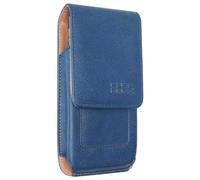 caseroxx Borsa all'aperto per Gigaset GX30, azzurro | Custodia outdoor robusta per un uso intenso in movimento, in finta pelle