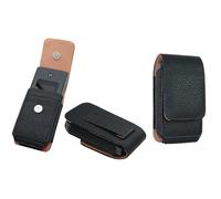 caseroxx Borsa all'aperto per TCL onetouch 4043 / 4043D, nero | Custodia outdoor robusta per un uso intenso in movimento, in vera pelle