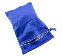 caseroxx Borsa per pannolini/Borsa bagnata/Borsa per cerniera avvolgente Dimensioni premium 2-Pocket, borsa da spiaggia per bambini Wet Bag/Borsa per pannolini azzurro