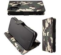 caseroxx Custodia compatibile con Cat S62 / S62 Pro, Bookstyle, colore camuffare