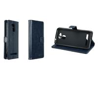 caseroxx Custodia compatibile con SAIET STS550 Smart Senior, Bookstyle, colore azzurro