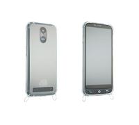 caseroxx Custodia cordino per SPC Zeus 4G / Zeus 4G Pro - TPU antiscivolo, cordino regolabile, resistente agli urti