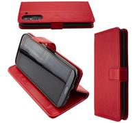caseroxx Custodia libro per Doro 8050/8050 Plus, in finta pelle rosso, con chiusura magnetica e supporto interno